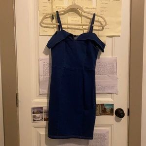 Fashion Nova Medium Tight Fit Vintage Denim Dress